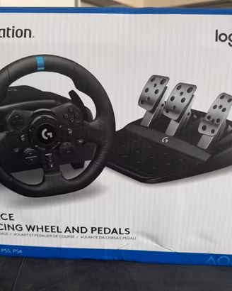 Volante Logitech G923 TRUEFORCE + Pedali – PS5/PS4