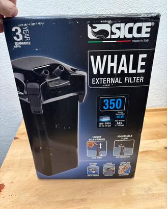 Filtro Acquario Sicce Whale 350 NUOVO