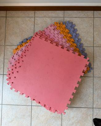 Tappetini puzzle 16 pz in schiuma EVA - 60x60 cm