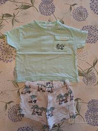 completo corto neonato stitch 3 mesi