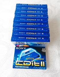 10 Musicassette SONY CDit-II 46 - POSITION CHROME