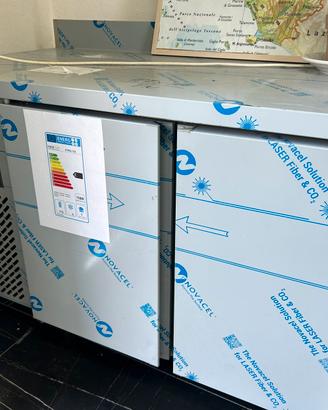 Tavolo Frigo, due porte Nuovo con alzatina