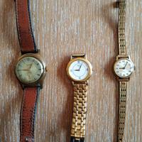 3 orologi vintage 