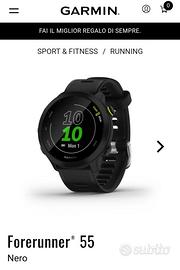 GARMIN FORERUNNER 55 - nuovo