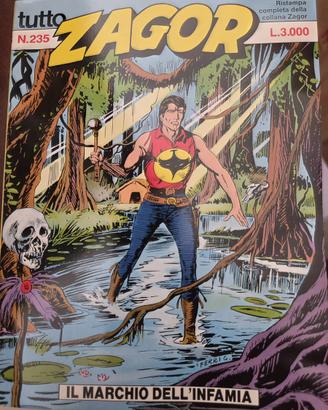 Tutto Zagor 1-235 -  completa - Ristampa Bonelli