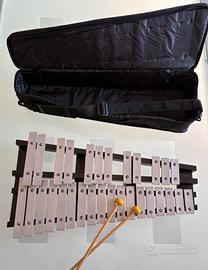 Glockenspiel Metallofono Comet + Borsa e Battenti