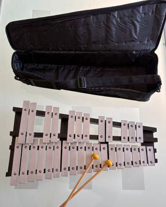 Glockenspiel Metallofono Comet + Borsa e Battenti