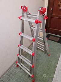 SCALA IN ALLUMINIO-TRASFORM+PROLUNGA ELETTRICA-30M