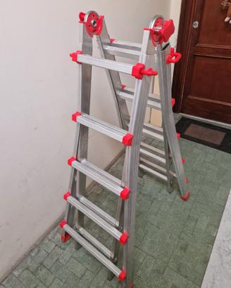 SCALA IN ALLUMINIO-TRASFORM+PROLUNGA ELETTRICA-30M