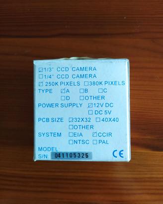 Microcamera Eurogroup ccd camera