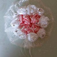 fiocco nascita e cestino confetti 