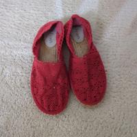 Espadrilles Rosse pizzo