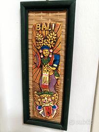 maschera legno Indonesia Bali 🇮🇩