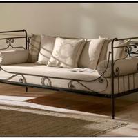 divano letto in ferro battuto pieno Cantori