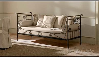 divano letto in ferro battuto pieno Cantori