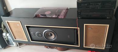 MOBILE VINTAGE GIRADISCHI + CASSE 