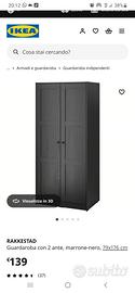 armadio guardaroba rakkestad IKEA