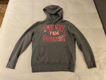 Franklin Marshall Felpa grigia taglia Media