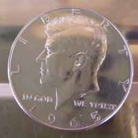 Mezzo Dollaro in argento 1965