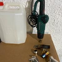 Bruciatore diserbante+oggetti vari giardinaggio