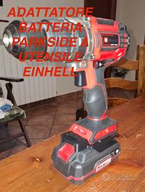 Adatt parks to Einhell+2 supp batt+1 parks to bosh