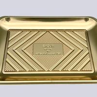 37pz Vassoi dorati portadolci cm.35x25 pasticceria