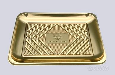 37pz Vassoi dorati portadolci cm.35x25 pasticceria