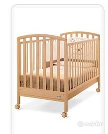 Lettino Pali con cassetto + materasso ipoallerg