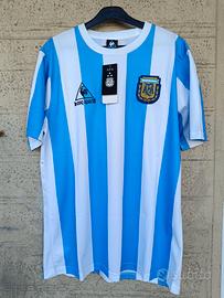 Maglia Argentina Mondiale '86 - Nuova - Maradona L