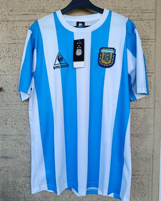 Maglia Argentina Mondiale '86 - Nuova - Maradona L