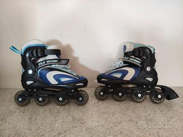 Rollerblade per bambino regolabili misura 34-37