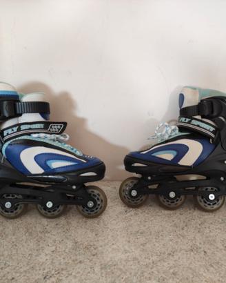 Rollerblade per bambino regolabili misura 34-37