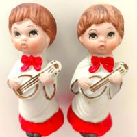 Statuine chierichetto del coro / musicista