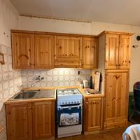 Cucina legno di pino stile rustico