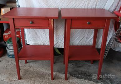 Coppia di Comodini IKEA in legno 