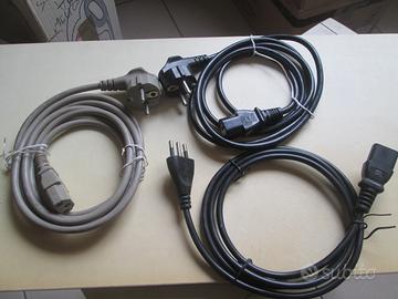 Cavi alimentazione pc e periferiche