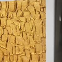 Quadro — 24×30 cm (arte materica, oro)