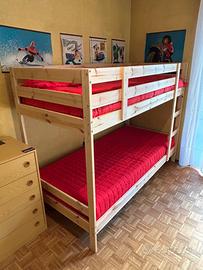 Letto a castello IKEA MYDAL