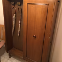 Mobile in legno porta scorrevole (120x28x175)