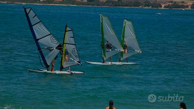 Tavole, vele, mute, trapezi windsurf