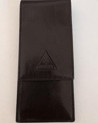 Portasigari vintage Grifone in vera pelle