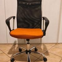 Sedia Scrivania Girevole Schienale Alto Ergonomica