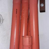 Tubi rossi Pvc 100 mm