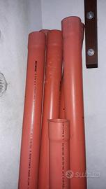 Tubi rossi Pvc 100 mm