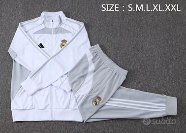 Tuta Real Madrid adidas bianca XXL
