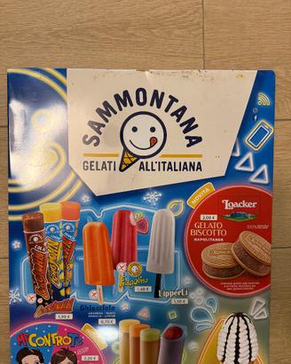 Tabella pubblicitaria prezzario Sammontana