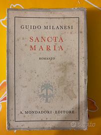 Libro sancta maria milanesi 1941 mondadori
