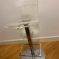 Due sgabelli plexiglas Colico