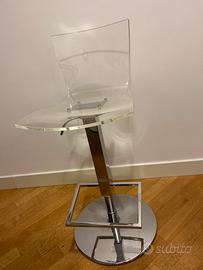Due sgabelli plexiglas Colico