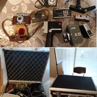 Valigetta materiale fotografico d'epoca